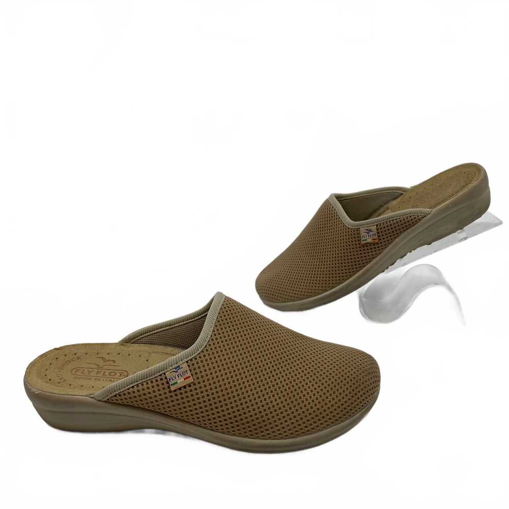 Fly Flot Beige Slip-On Sandals | Womens 39EU